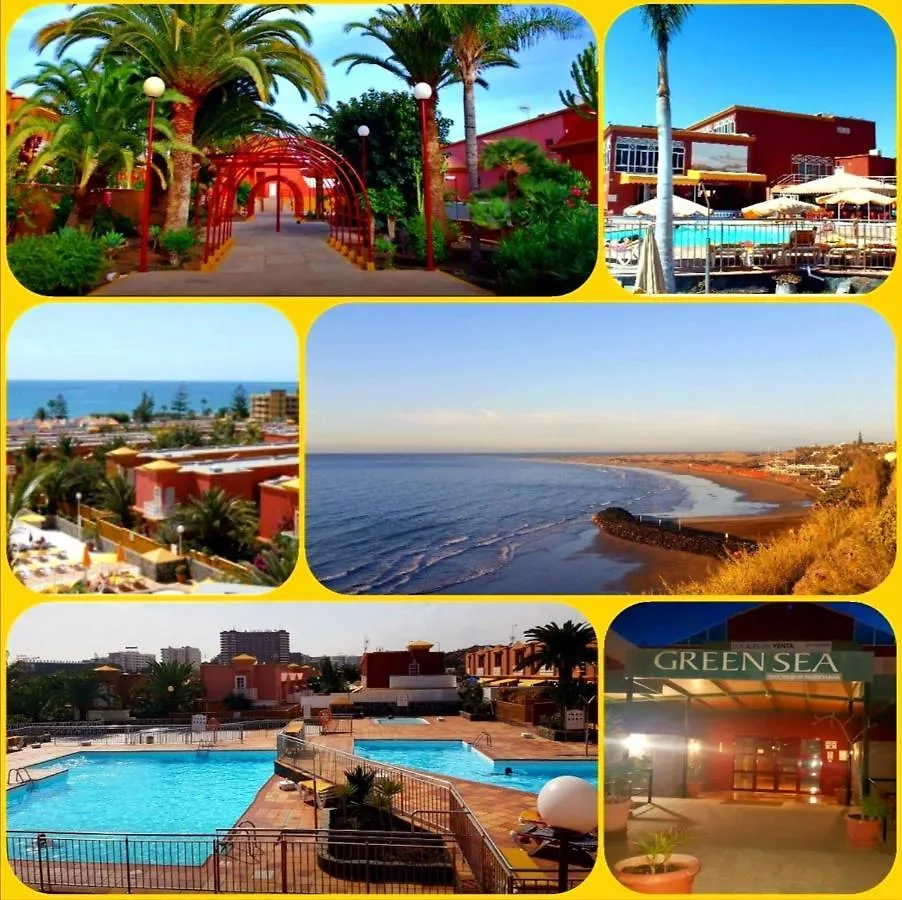 Top1 Green Sea Bungalow Jardin Lägenhet Maspalomas